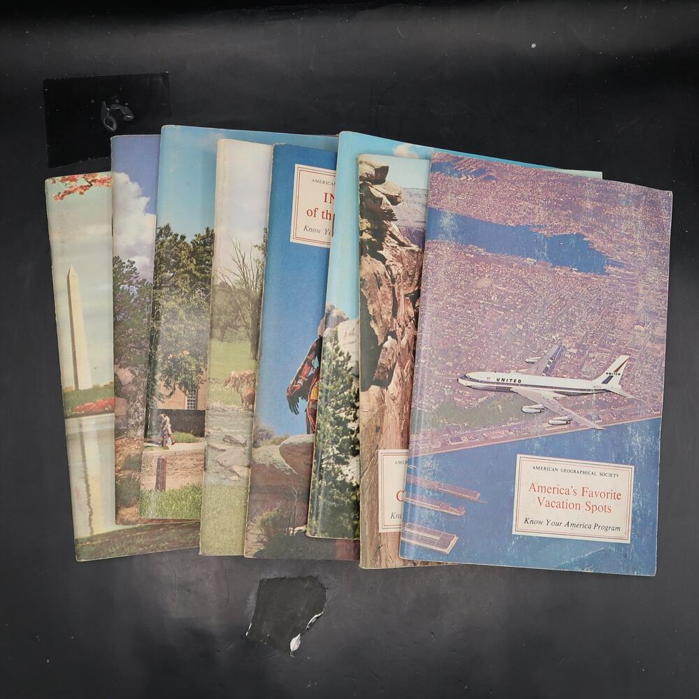 American Geographical Society Know Your America Program Booklet Set of 8 1960s